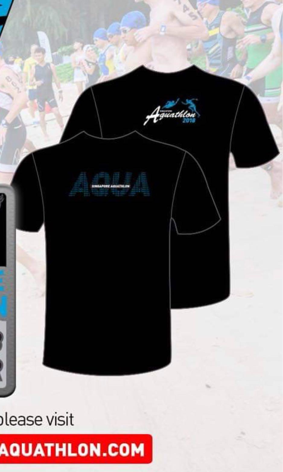 Singapore Aquathlon 2018 Sports T Shirt Sports Sports Apparel On Carousell Happening in just a week upon this writing, this event will take place in east coast parke area in. carousell