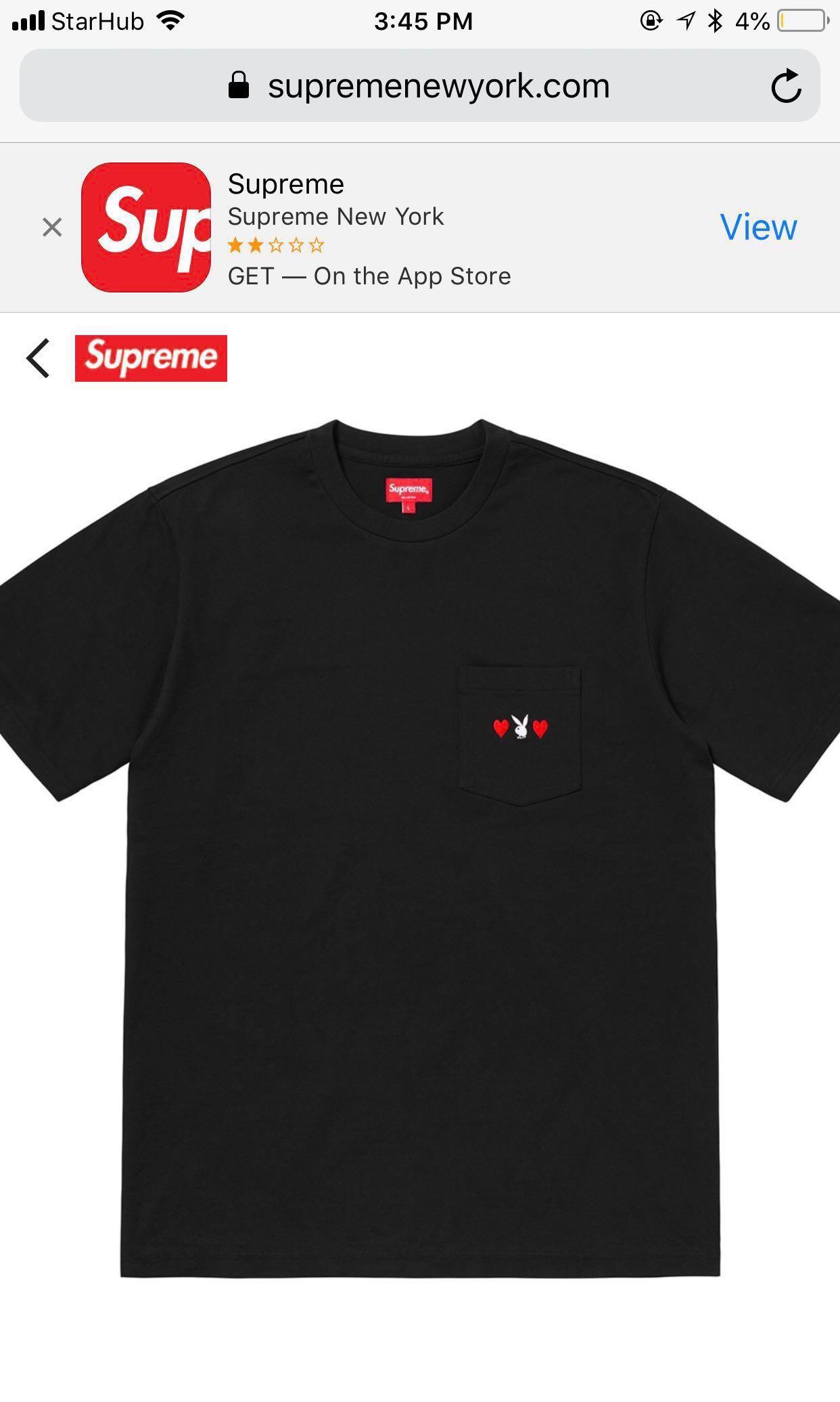 Supreme playboy shirt shop