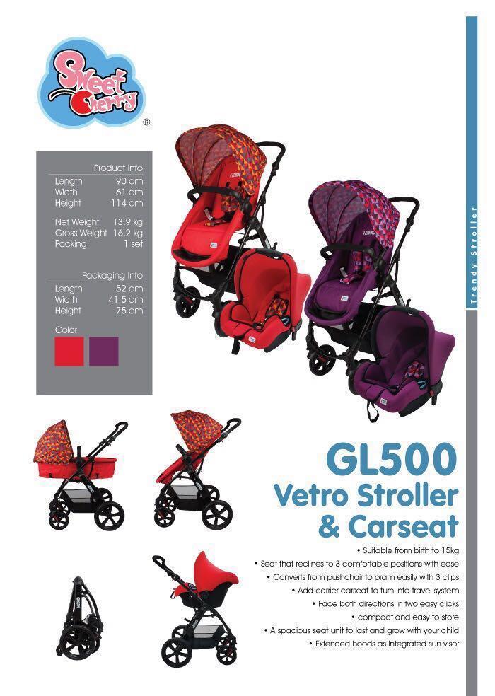 Stroller sweet 2025 cherry vetro