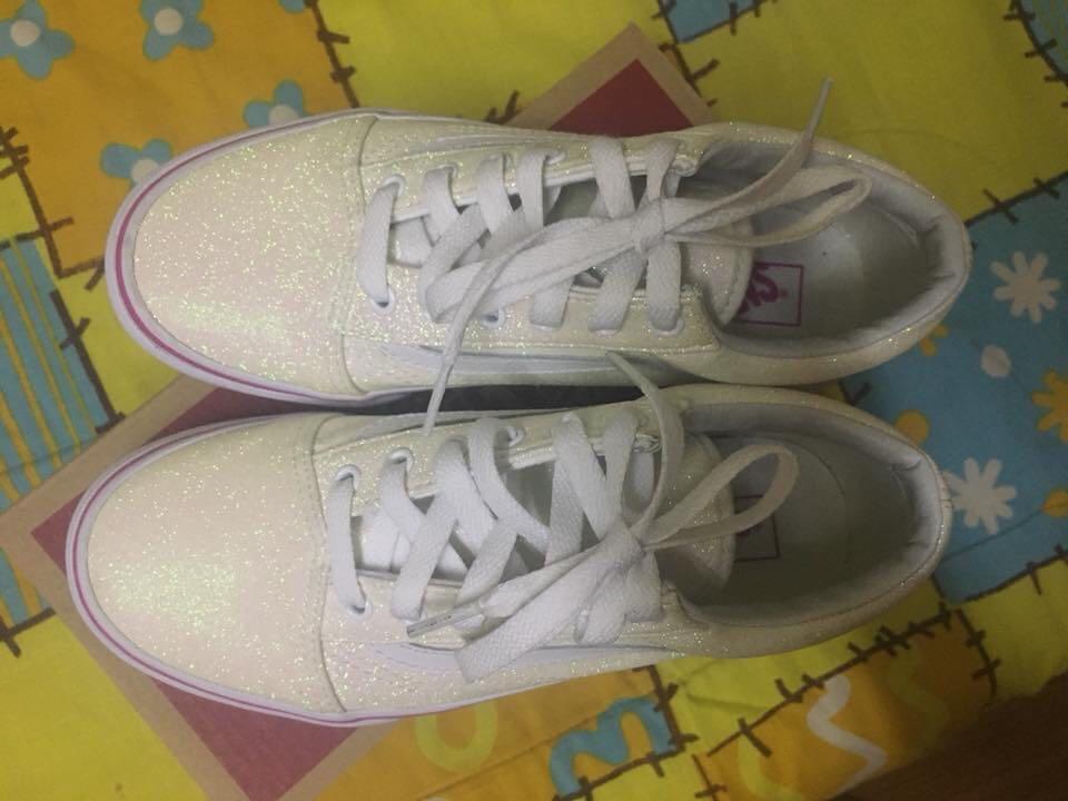 glitter vans 9.5