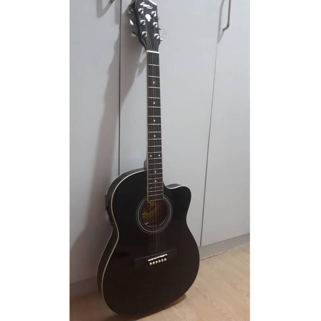 Lyon by washburn acoustic electric hot sale guitar