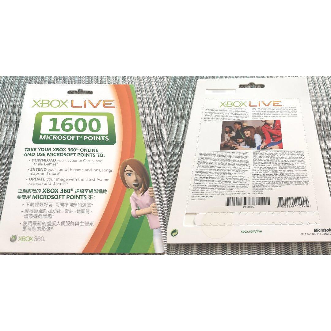Microsoft Points Xbox 360 Live Cards Xbox LIVE 2100 Points Video