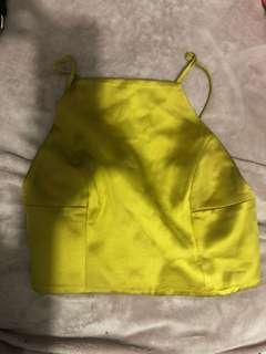 Bardot crop top