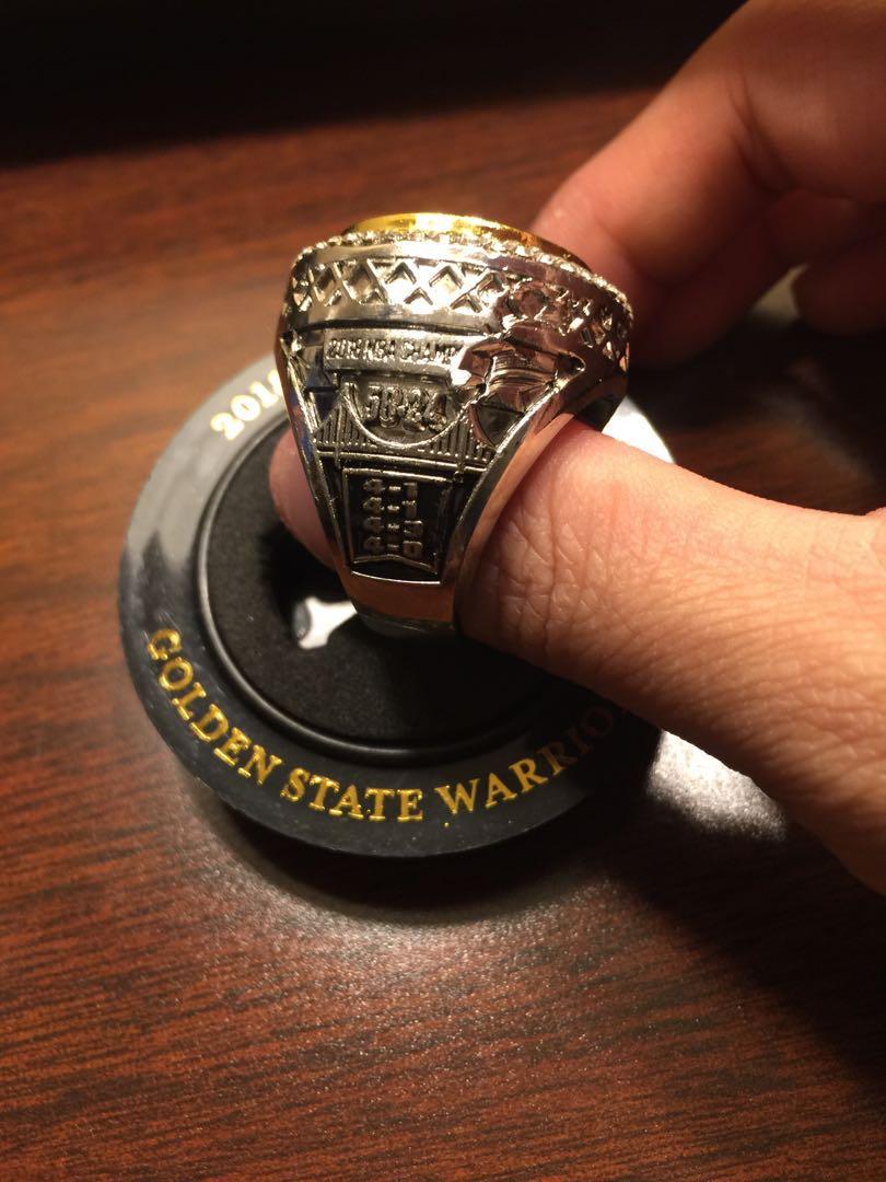 2018 Golden States Warriors NBA Champions Replica Ring Fans