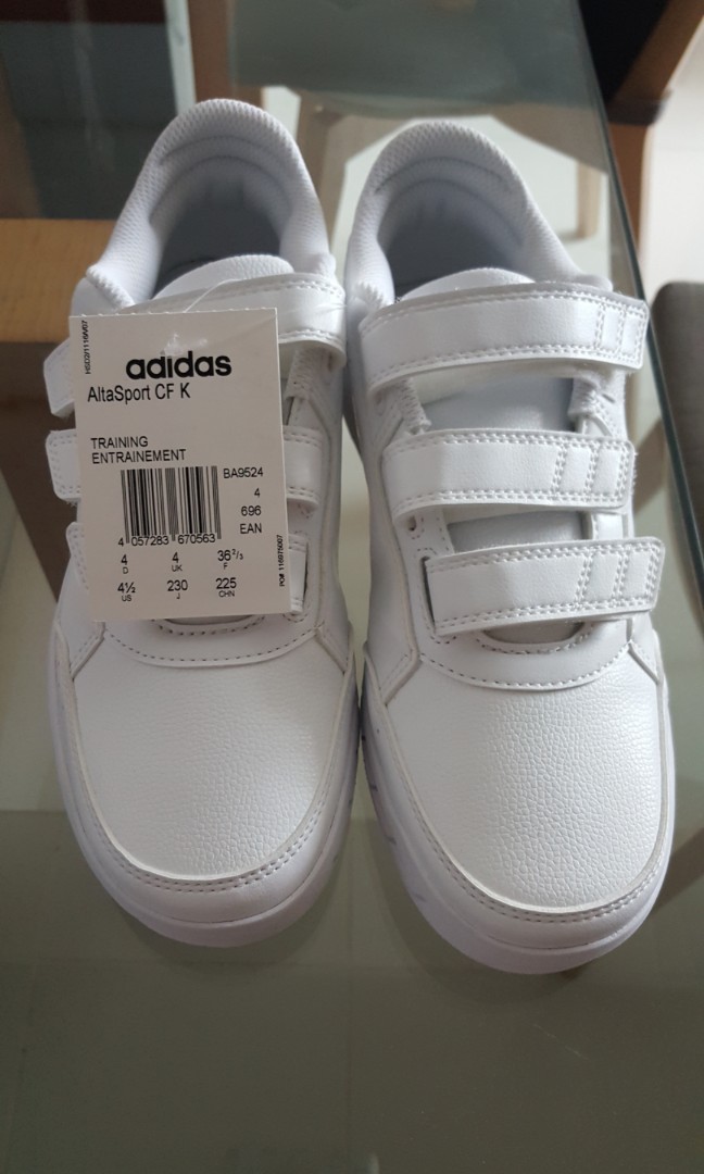 adidas white school shoes with laces