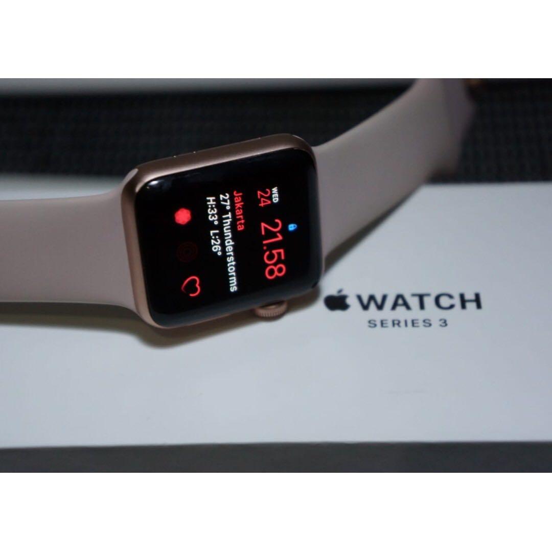 Apple watch series 3 38 rose gold on sale