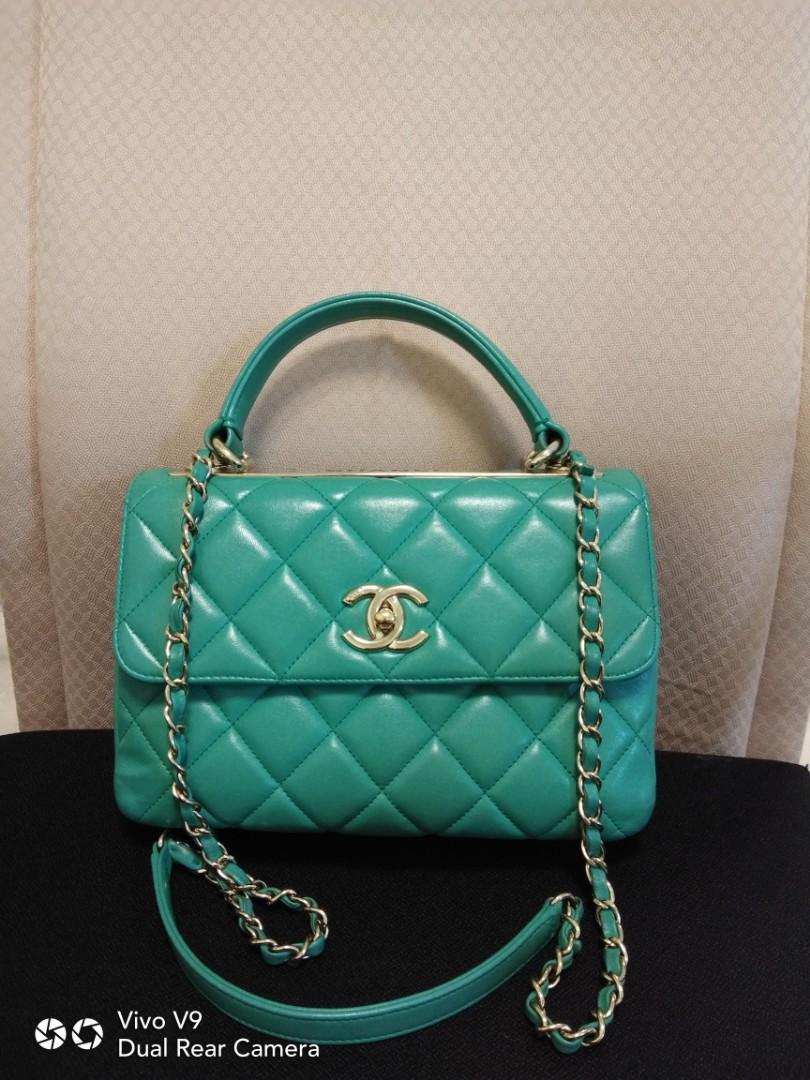 Chanel trendy cc green 2025