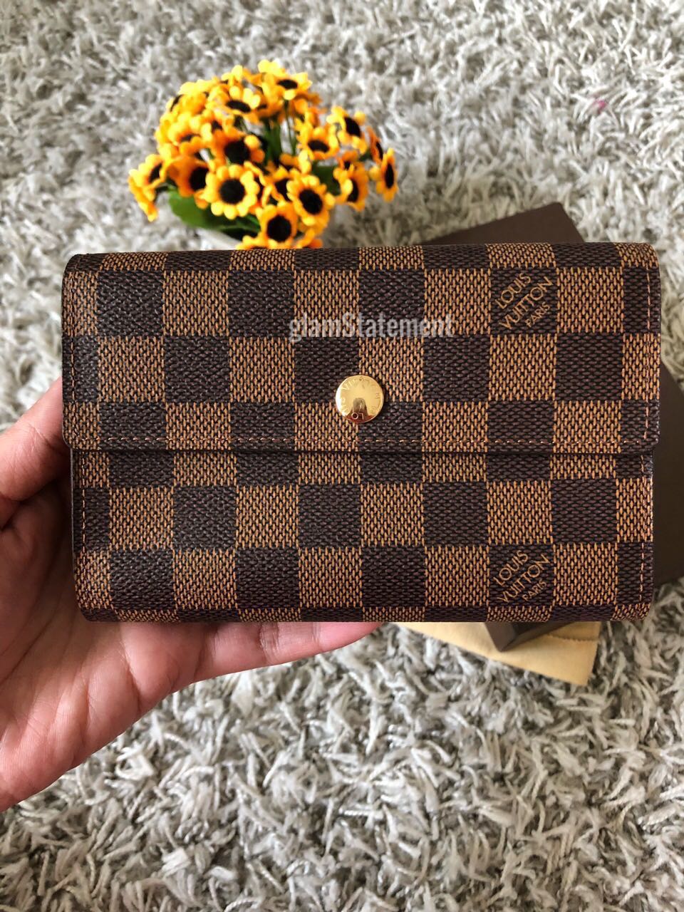 Louis Vuitton - Authenticated Alexandra Wallet - Cloth Brown for Women, Good Condition