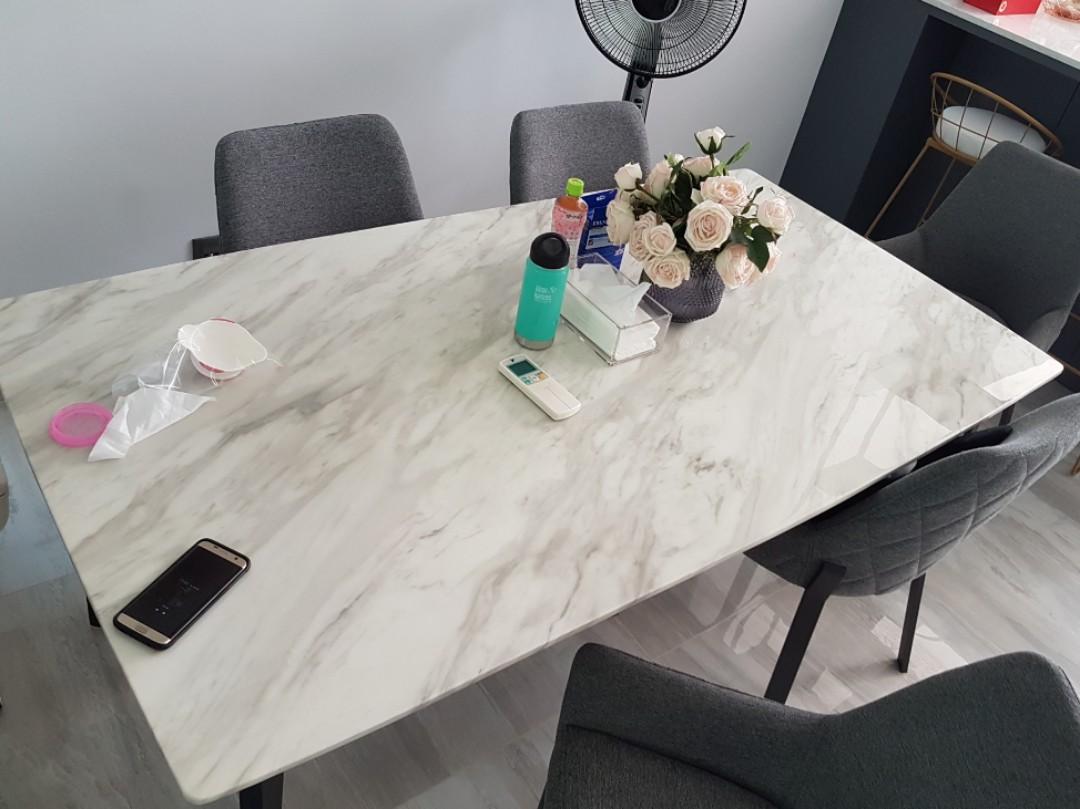 Used marble dining table new arrivals