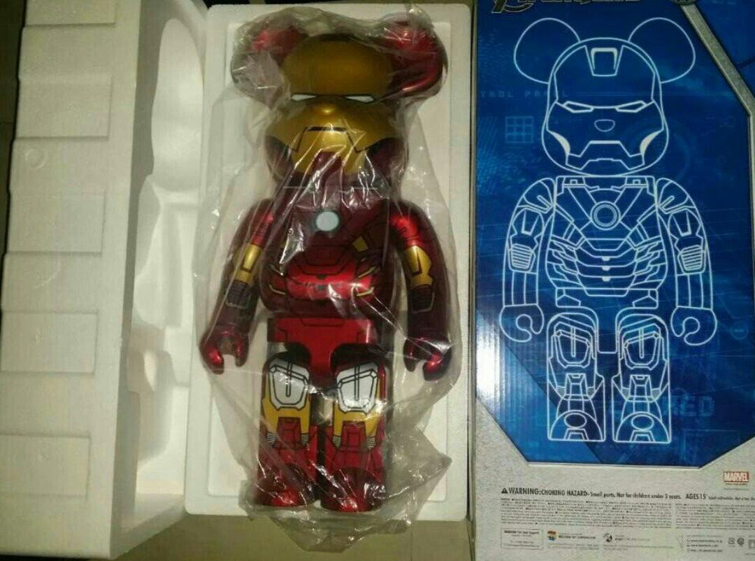 bearbrick 1000 iron man