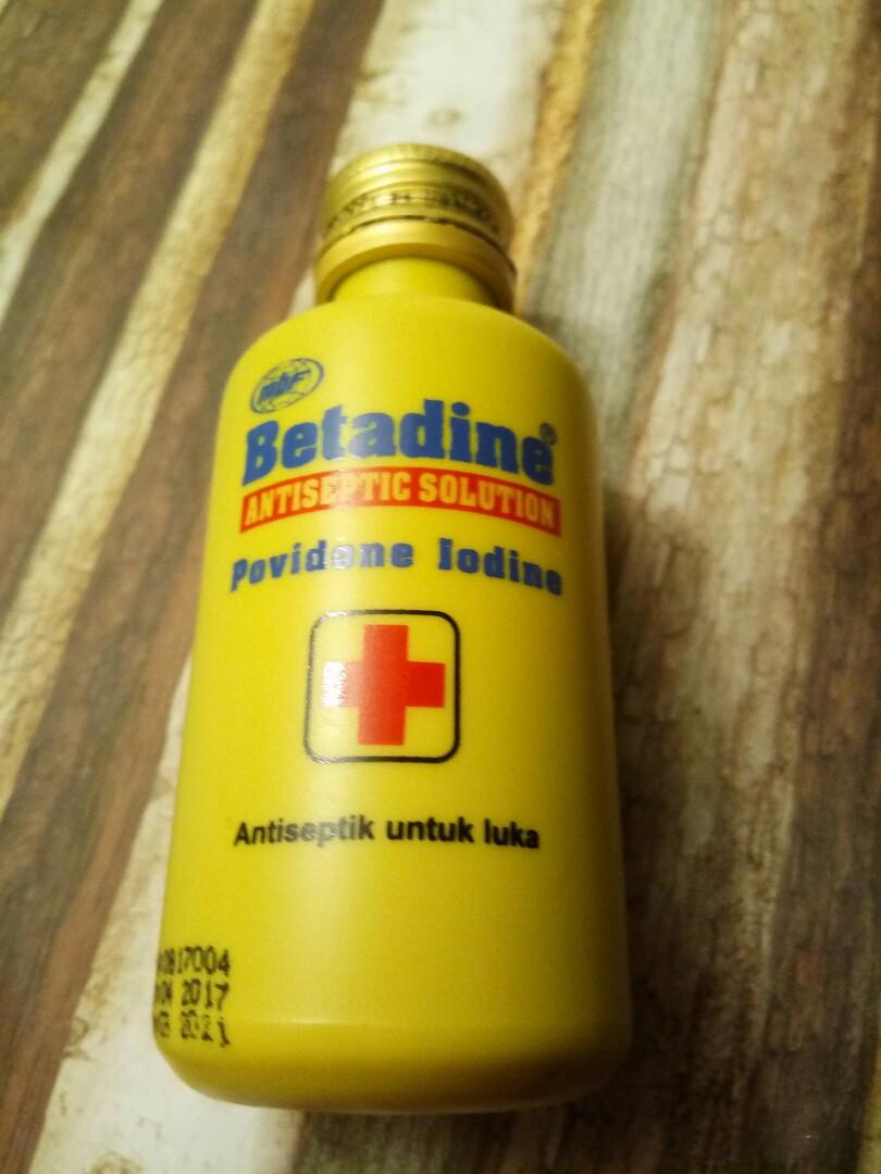 Betadine Antiseptik Luka Health Beauty Perfumes Nail Care Others On Carousell