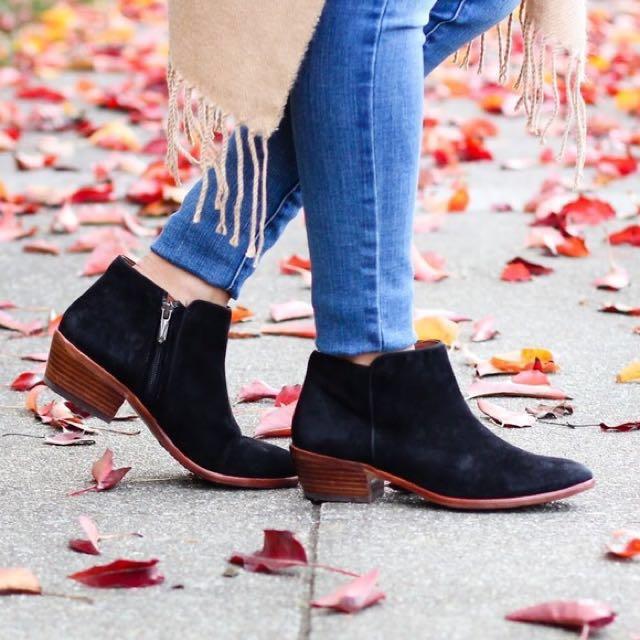 Sam edelman petty black leather clearance