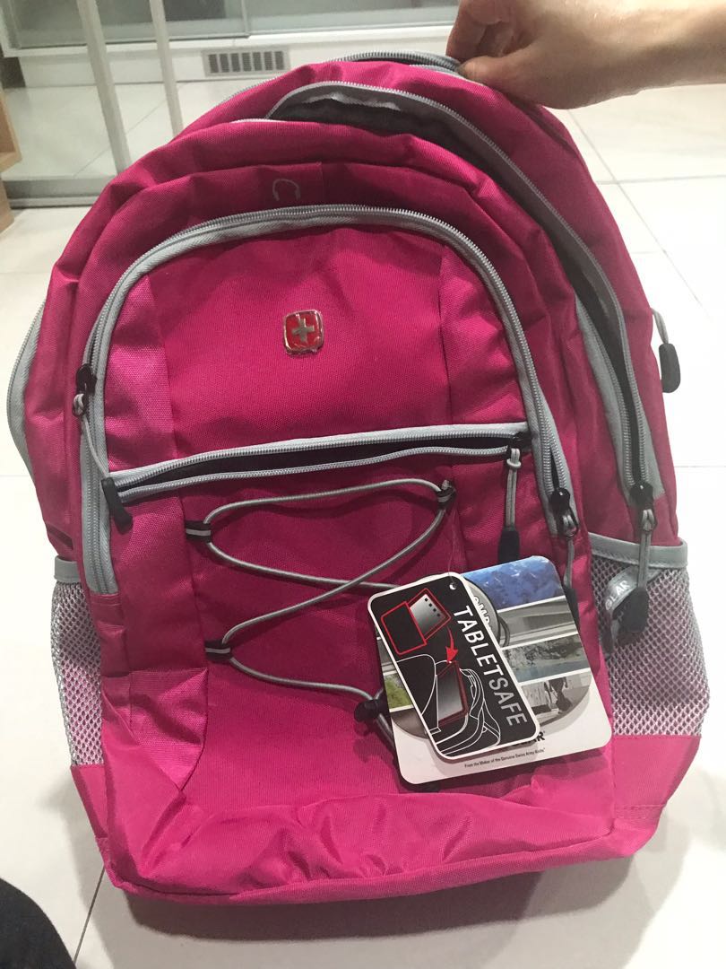 swiss gear pink backpack