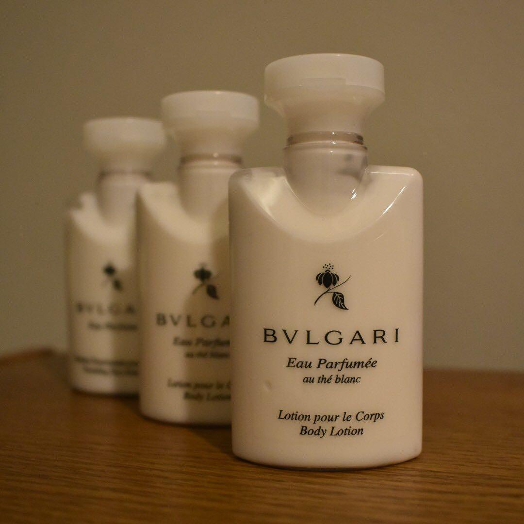 bvlgari white body lotion