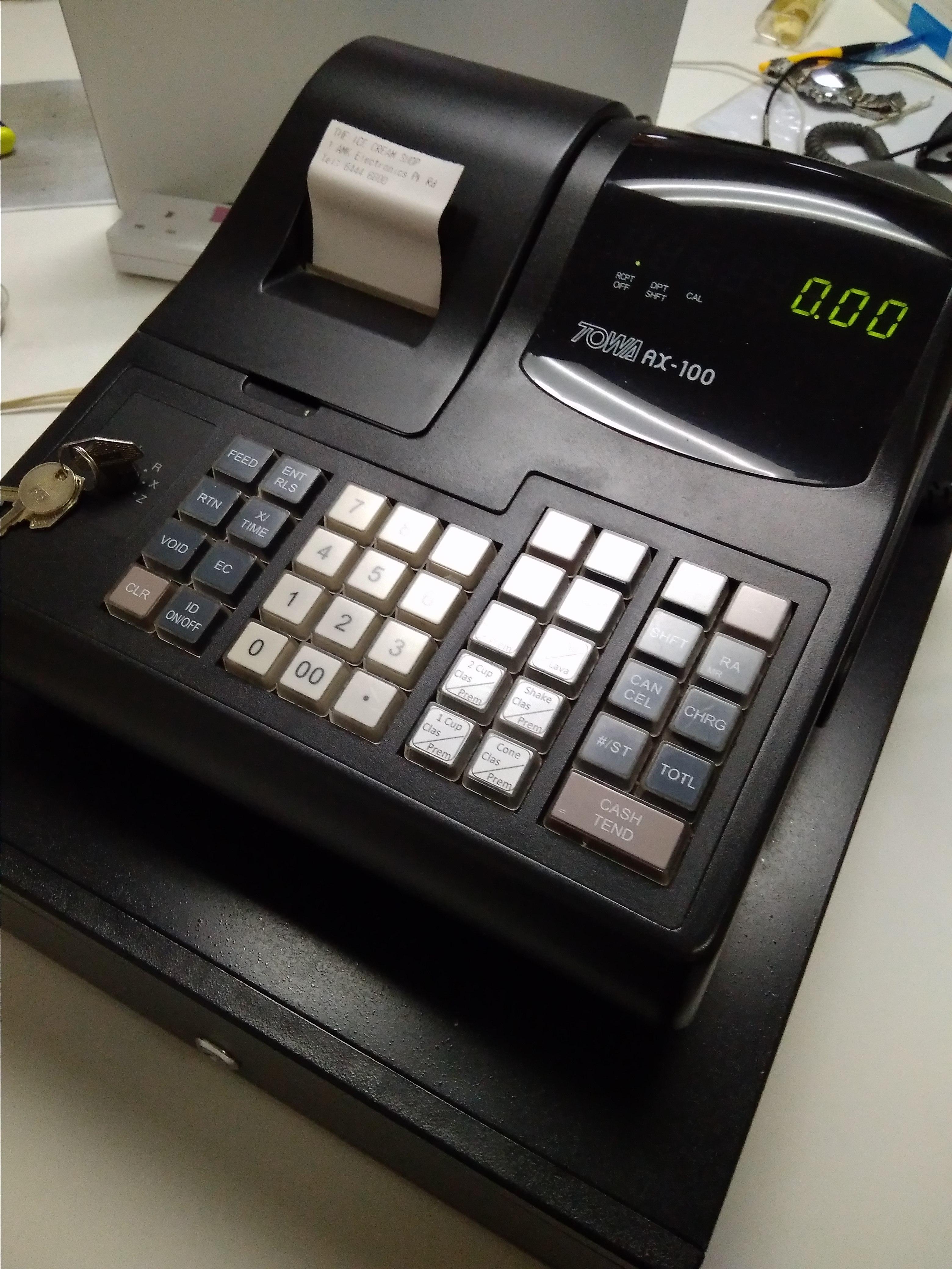 Cash Register TOWA AX100, Mobile Phones & Gadgets, Mobile & Gadget