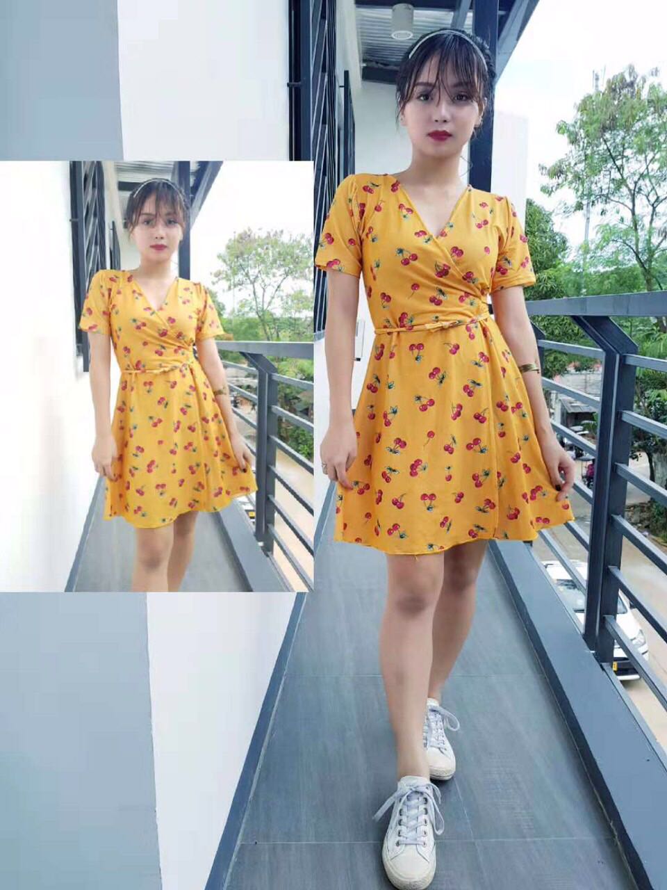 wrap around dress outfit