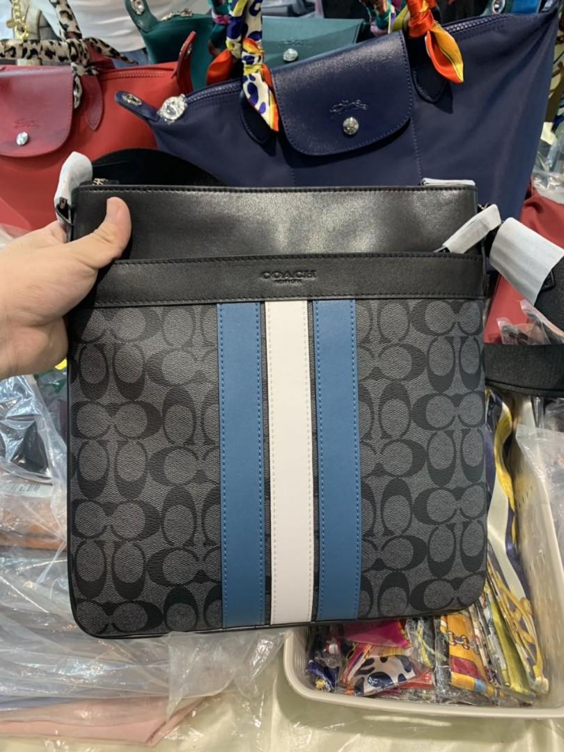 charles crossbody with varsity stripe