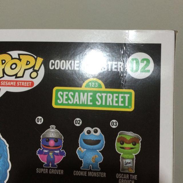 Funko Pop Sesame Street Flocked Cookie Monster 2015 NYCC Exclusive