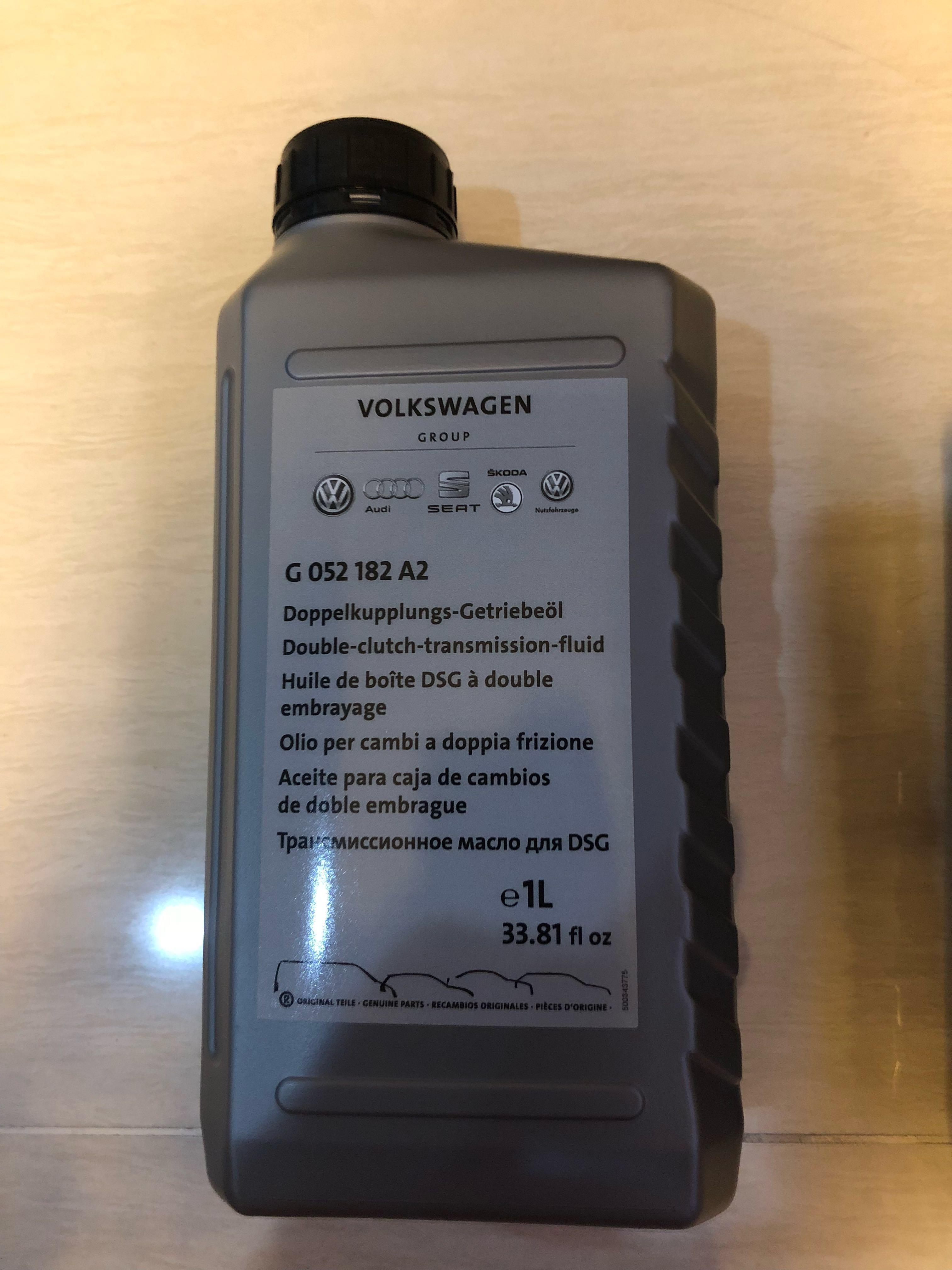 G052182a2 Dsg Transmission Oil Vw Golf 2 0 Tsi Scirocco