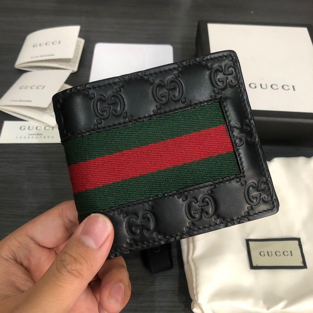 gucci signature web pouch