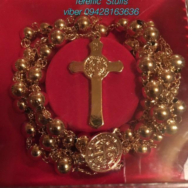 Holy Rosary From Italy (Category: Religious Items) located in Manila. Submitted by terefficstuffs (Listing ID 150408764, Image 1). Description: Brand New New Stock Holy Rosary From Italy Engraved at the back of the crucifix Limited Stock Case included Ready for meet up/shipping Ideal for gift giving, keepsake, rosary collection, souvineir item, givaway, personal use Glorietta price at Guadalupe Store: 1500pesos big, small rosary, 800pesos .
