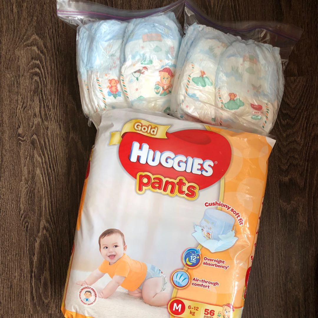 Huggies Gold Pants M size 74 pieces