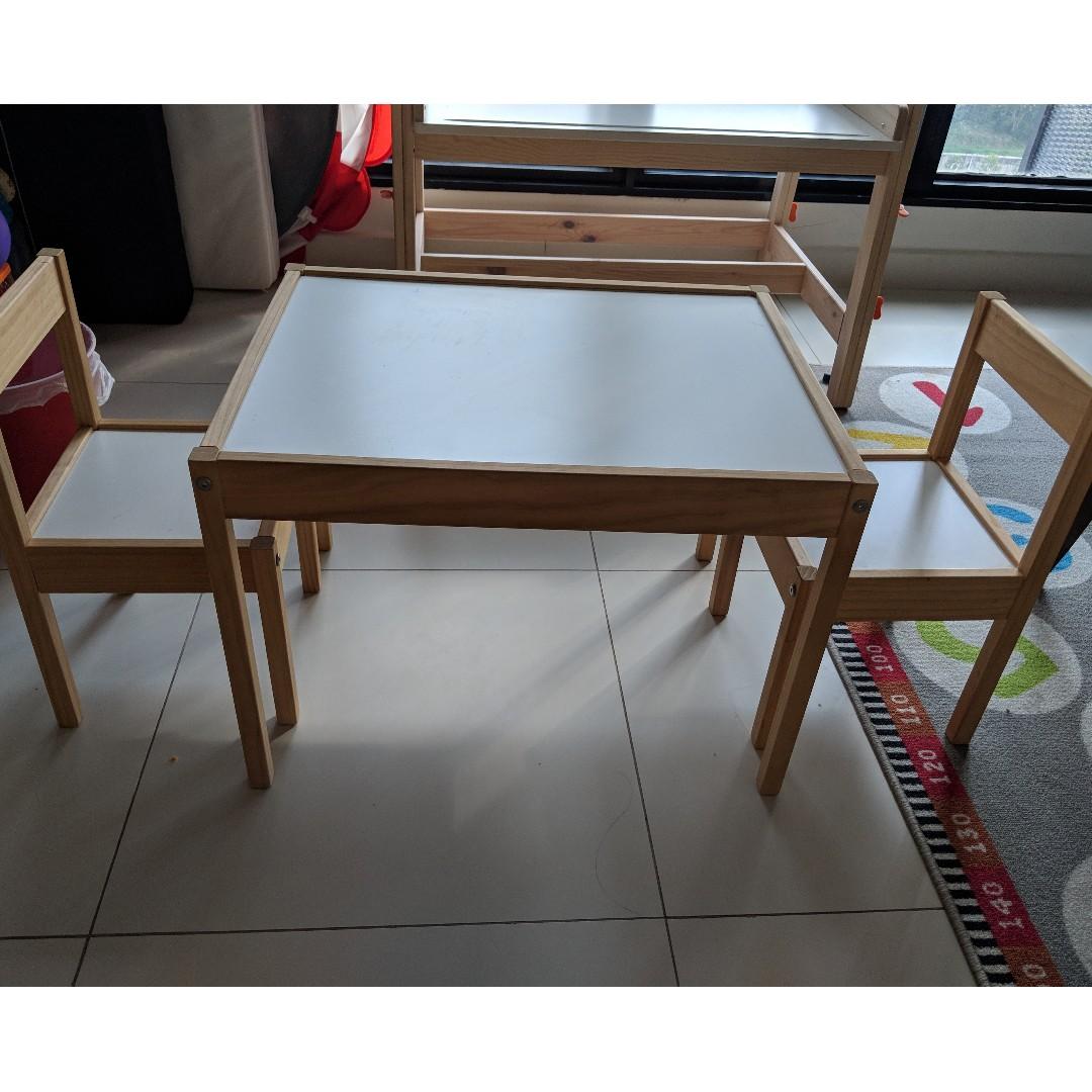 Lätt children's table with 2 chairs outlet