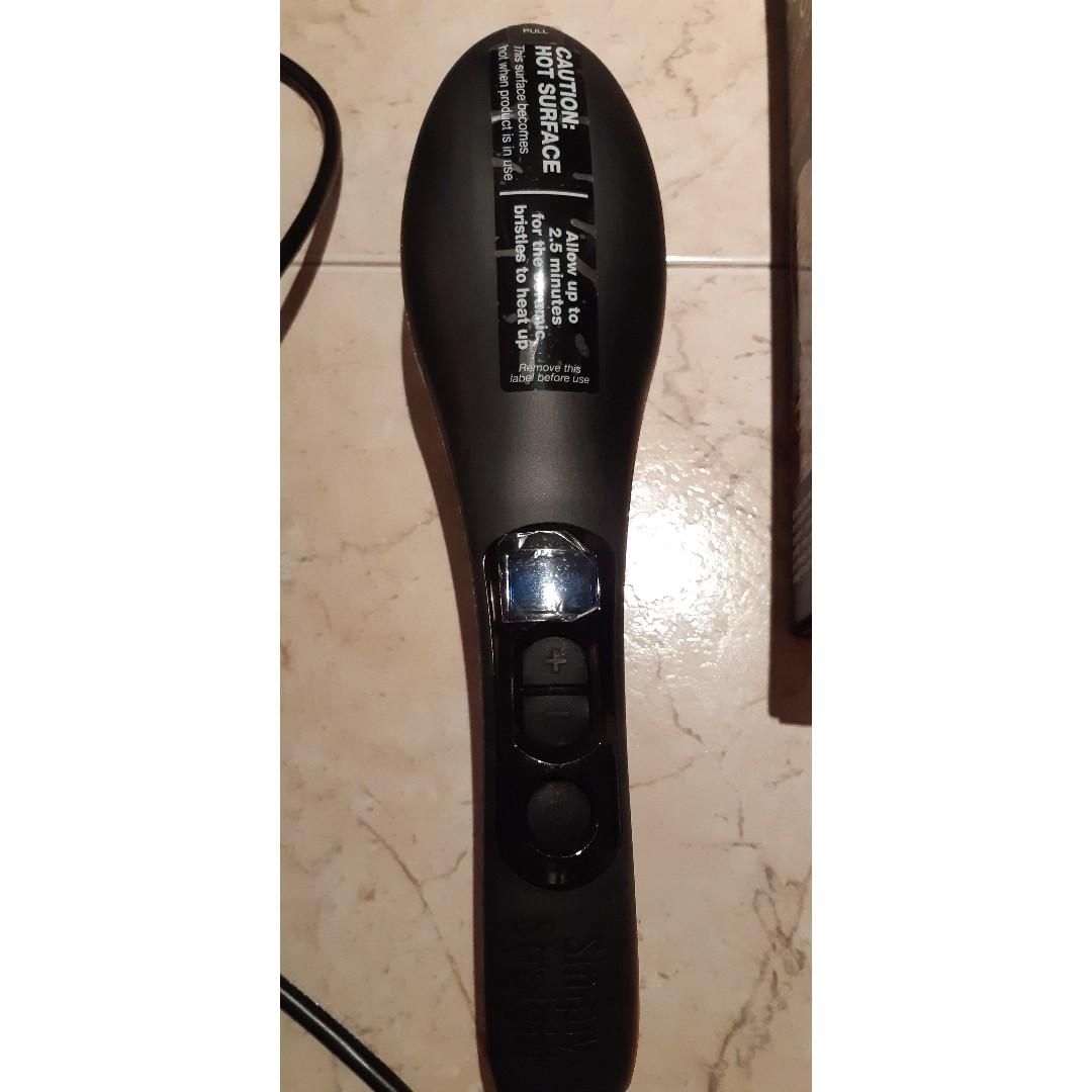 JML Simply Straight Gold Heated Ceramic Brush With Tourmaline Christmas Sale Beauty Personal Care Hair on Carousell