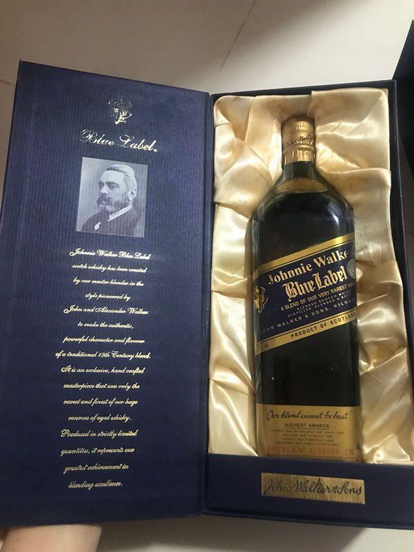 Johnny Walker Blue Label, Food & Drinks, Alcoholic Beverages ...