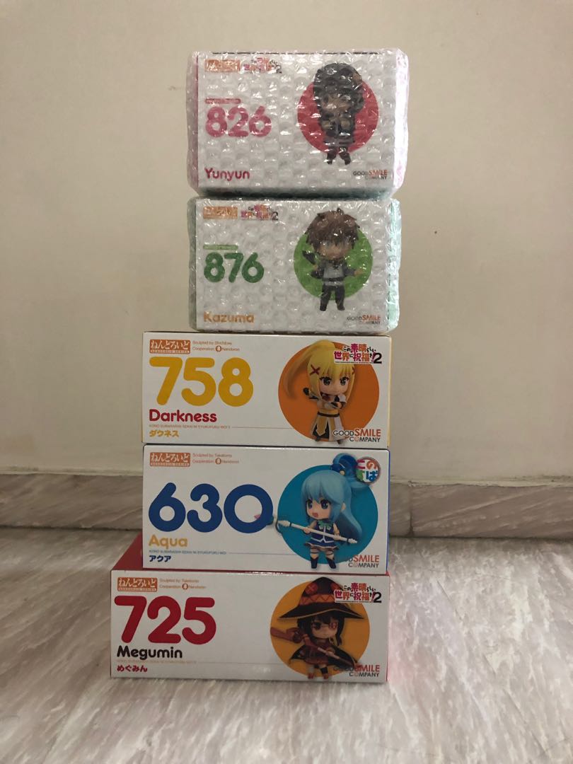 Konosuba Nendoroid Set Toys Games Bricks Figurines On Carousell God's blessing on this wonderful world! konosuba nendoroid set