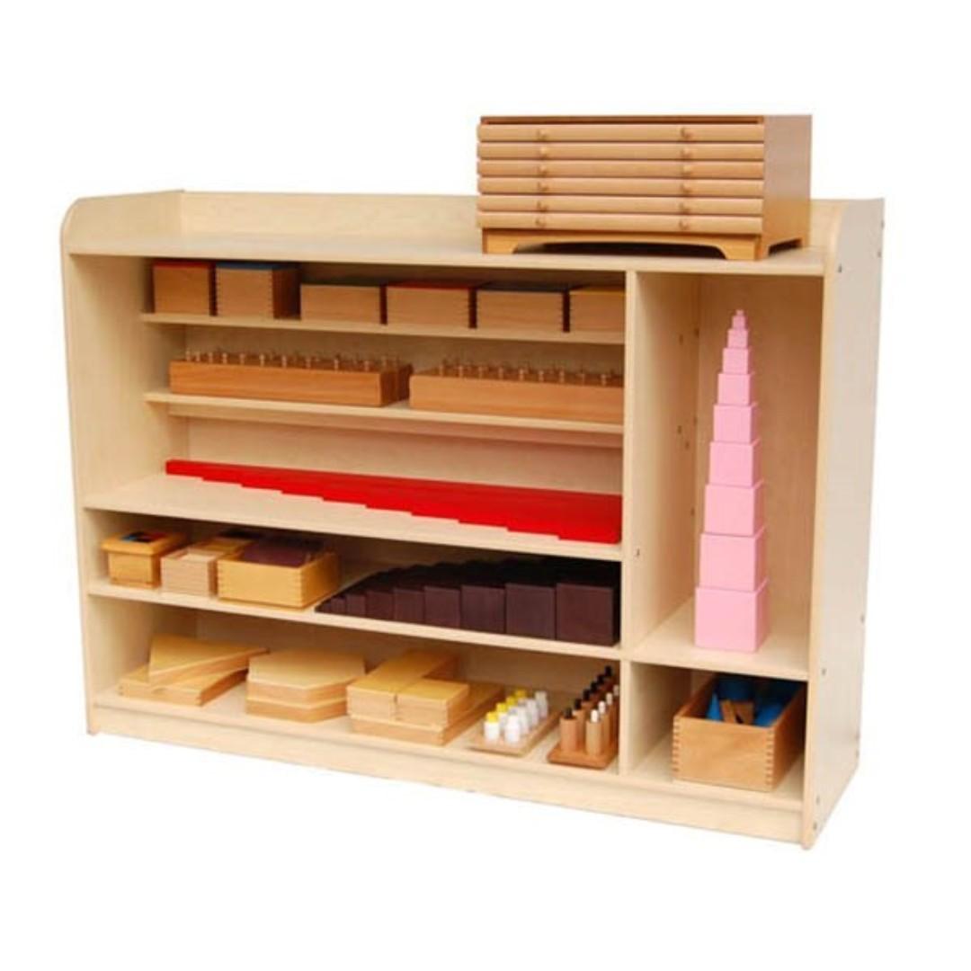 Montessori Sensorial Shelf (Wood) QW027, Furniture & Home Living, Furniture, Shelves,