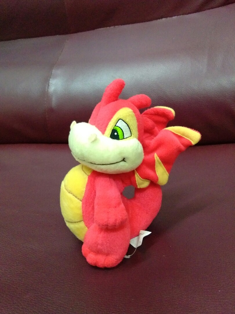 Neopets Cute Dragon Stuffed Toys, Hobbies & Toys, Toys & Games on Carousell