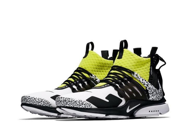 Nike Acronym Presto Mid Yellow, Men's