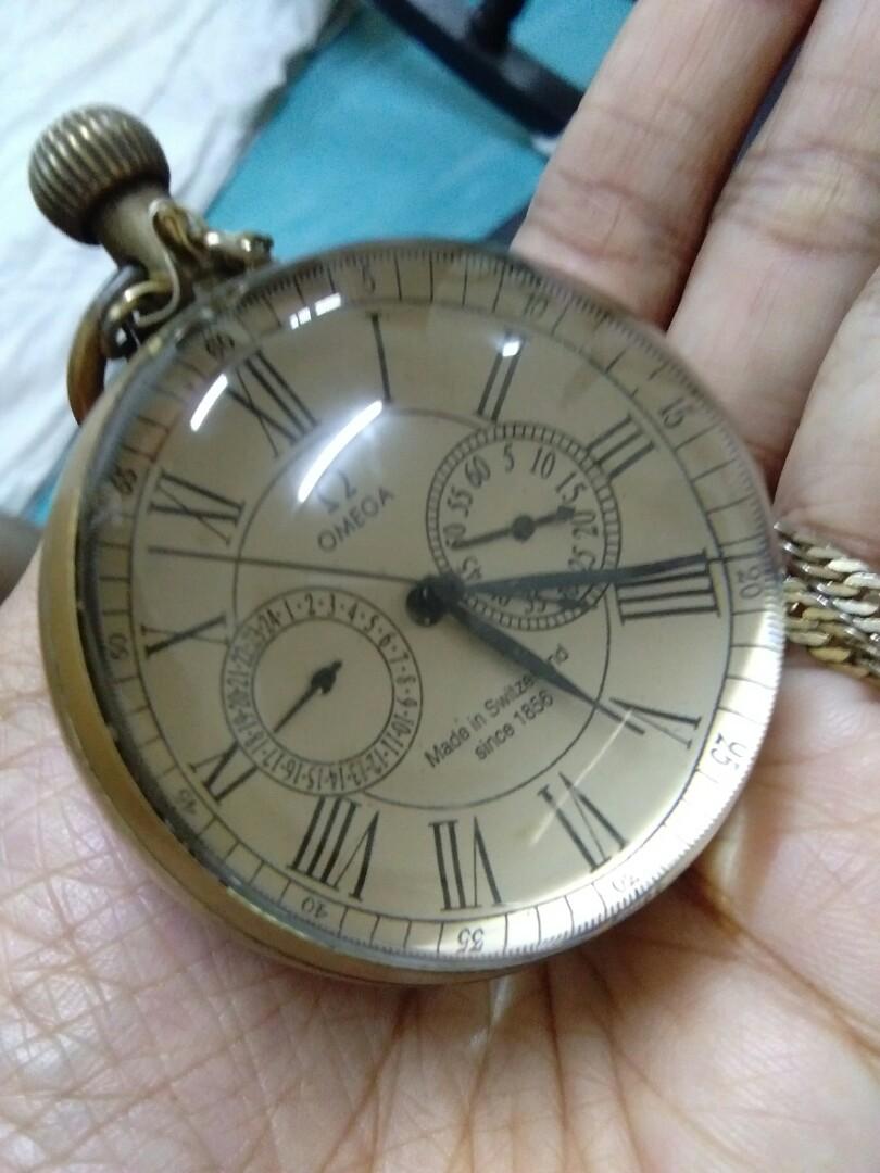 Omega pocket watch 1856 hotsell