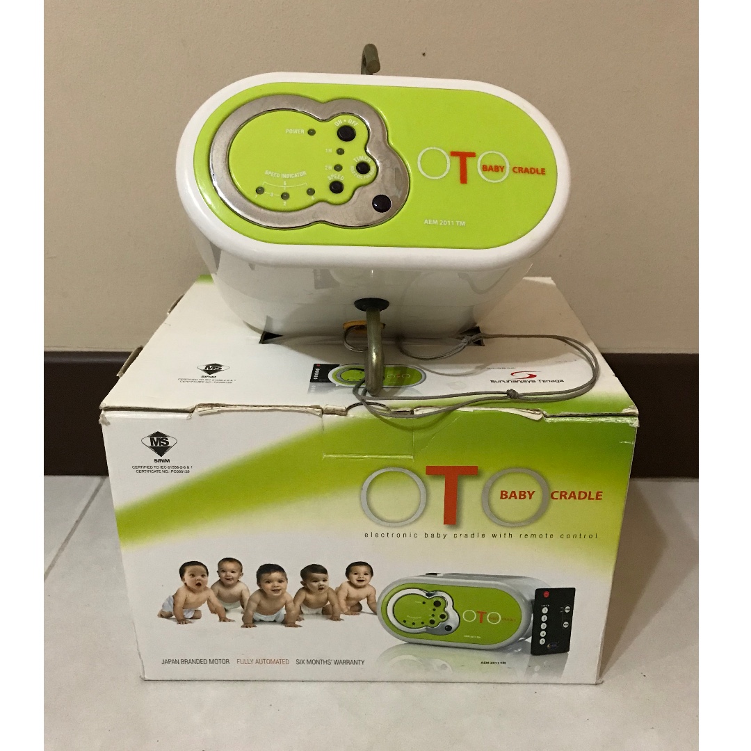 Electronic baby cradle sales with remote control