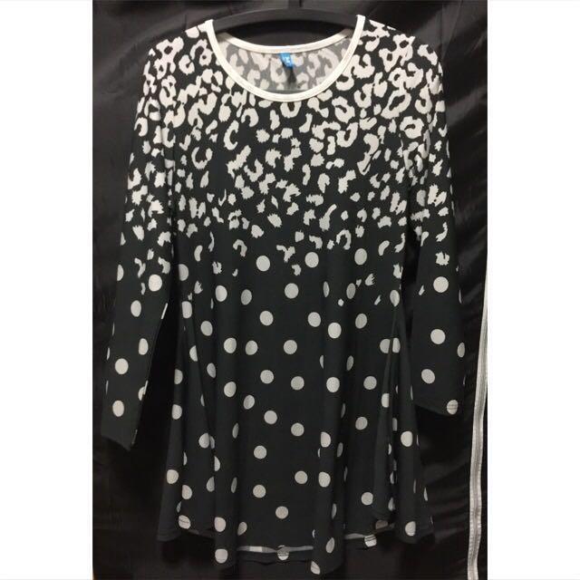 polka dot dress muslimah