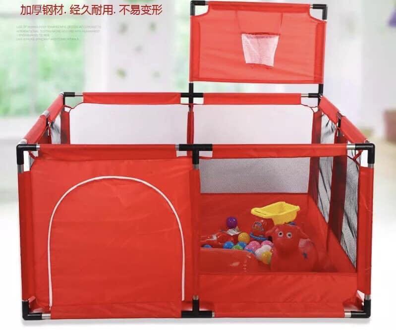 square baby bed