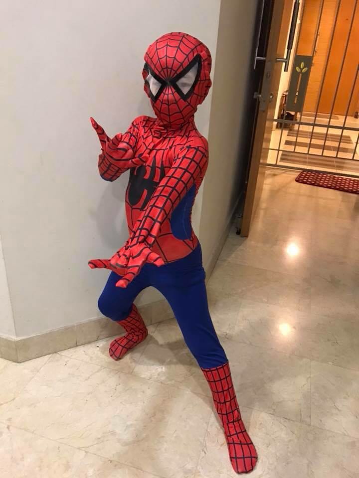 Rental Spider Man Superhero Costume 6 Years Old Babies Kids Boys Apparel 4 To 7 Years On Carousell