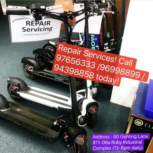 Repair Service for Electric Scooter, Sports Equipment, PMDs, EScooters