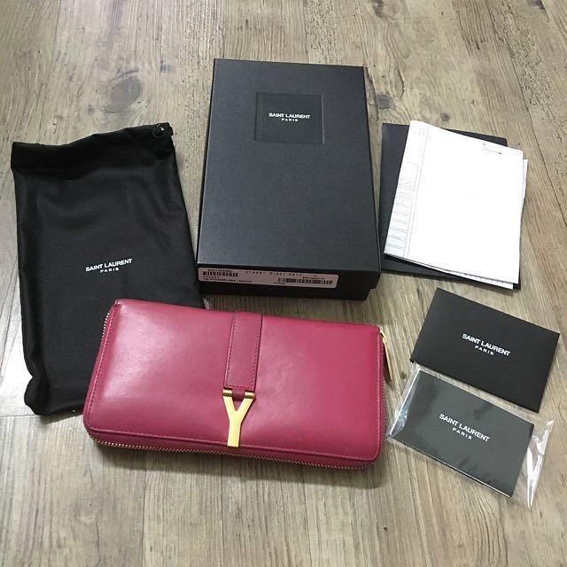 YSL Long Wallet, Luxury, Bags & Wallets on Carousell