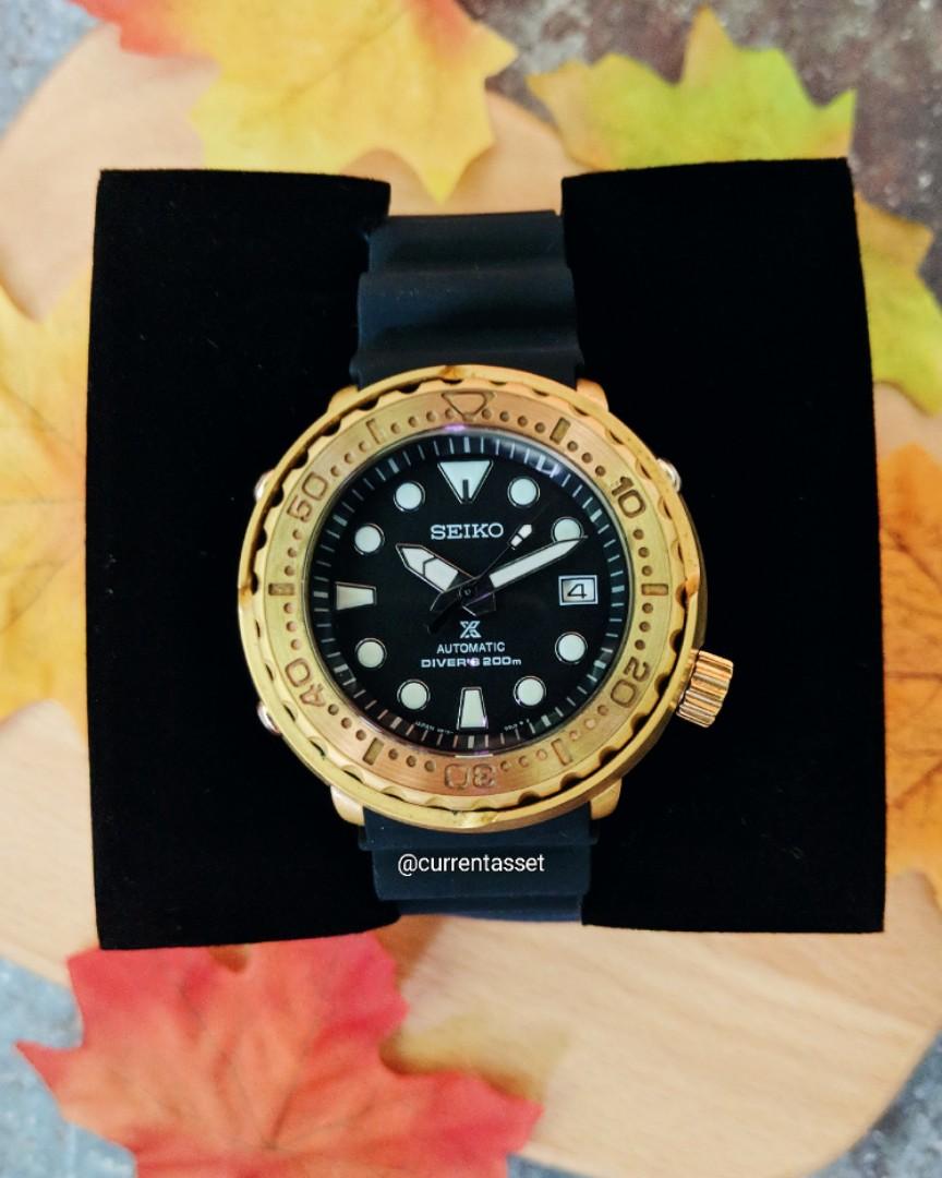 Seiko Sumo Tuna Bronze Case Mod SBDC031J1(BNIB), Mobile Phones & Gadgets,  Wearables & Smart Watches on Carousell