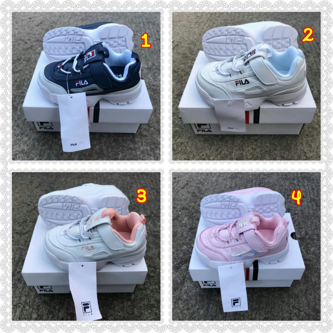 Sepatu Fila Anak Sekolah Cowo Cewe Kids Laki Perempuan Kekinian Murah Disruptor Original Ori Import Murah Terbaru 2018 Olshop Fashion Olshop Wanita Di Carousell