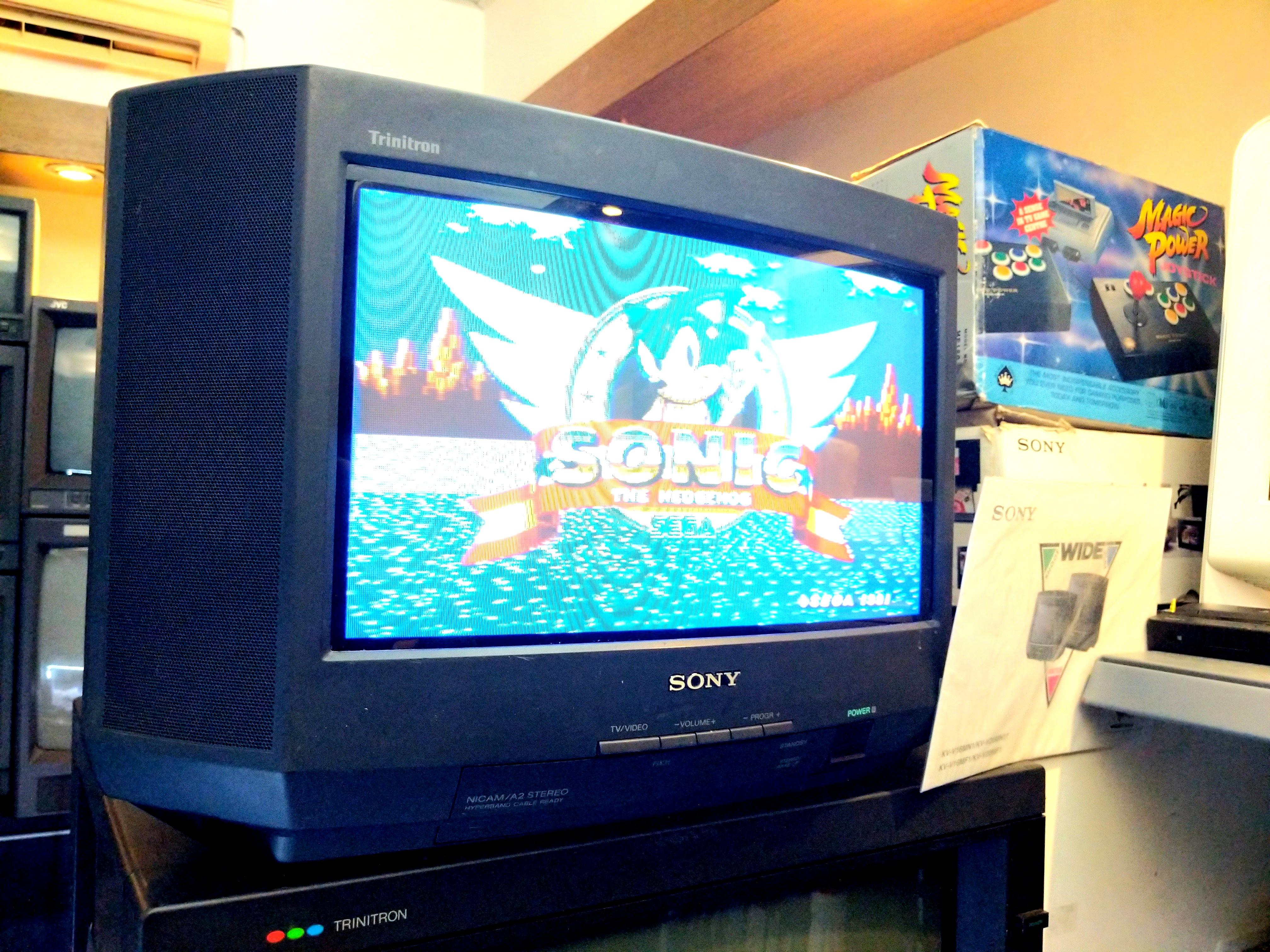 SONY TRINITRON KV-V16MN1 16:9 CRT TV, 電腦＆科技, 電腦周邊及配件, Wifi及上網相關產品 ...