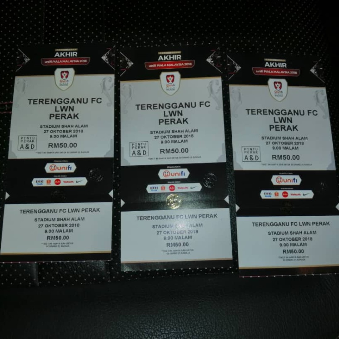 Tiket Final Piala Malaysia 2018 On Carousell