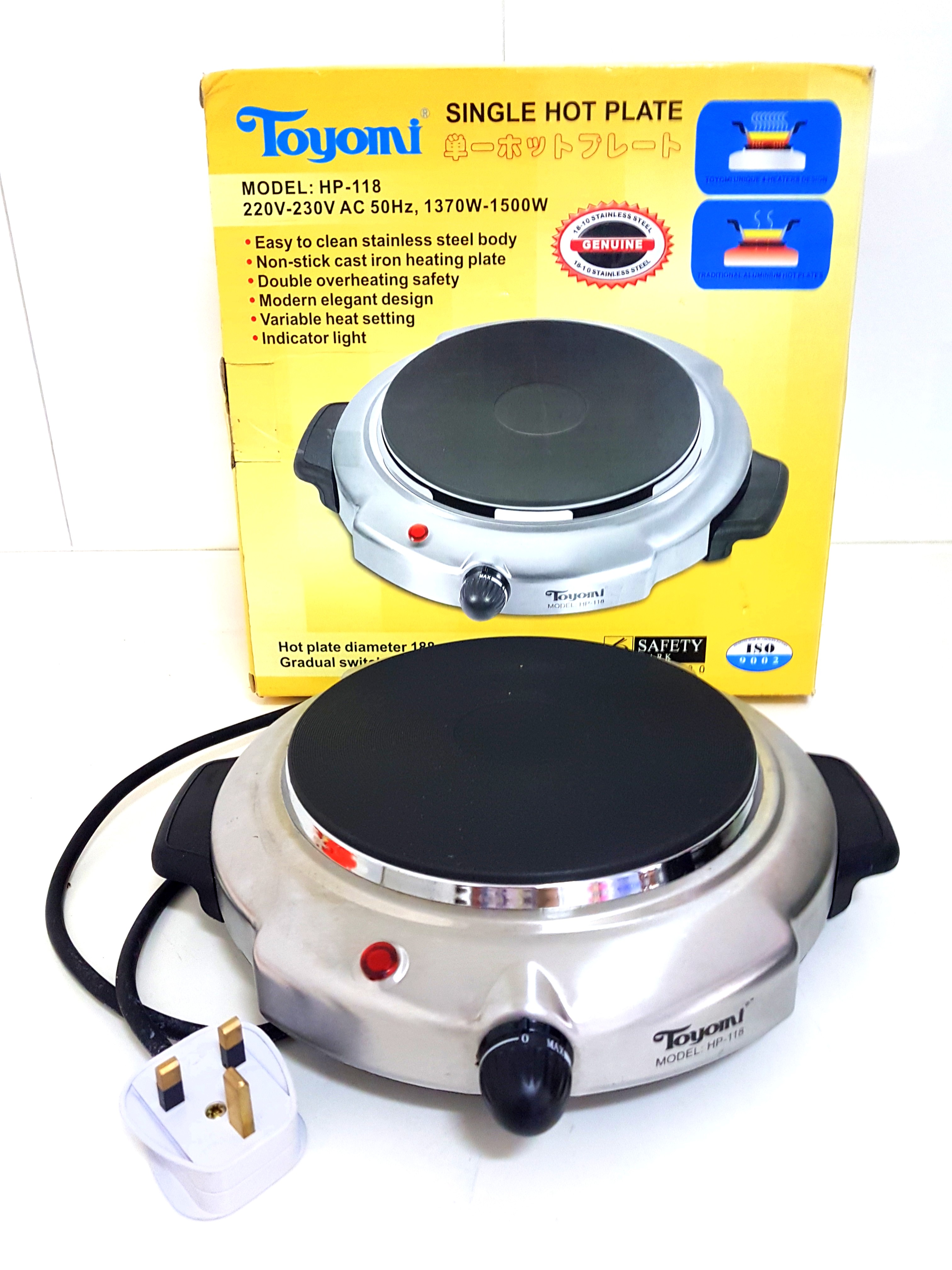 Toyomi Electric Hot Plate, TV & Home Appliances, Kitchen Appliances