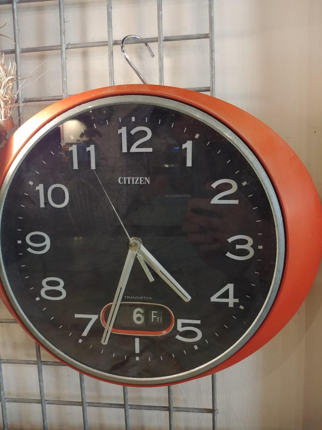 Vintage Citizen Wall Clock Battery Operatex Vintage Citizen Wall Clock Battery Operatex