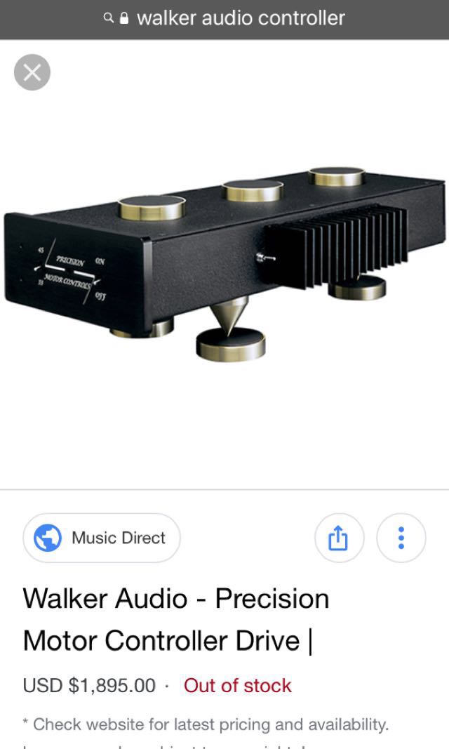 Walker Audio AC turntable speed controller