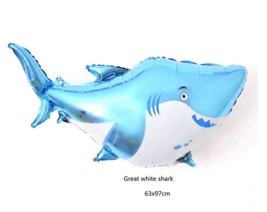 helium shark balloon