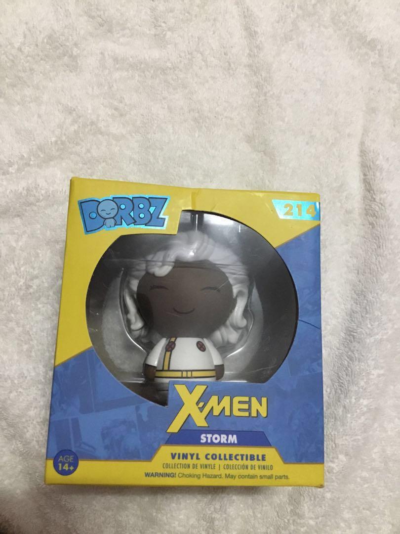 X-Men Classic Storm Dorbz Vinyl Figure (Category: Designer & Blind Box Toys) located in Quezon City. Submitted by rainbowpride (Listing ID 196659754, Image 2). Description: 100% authentic sealed unused brand new Bought it from 🇺🇸 Your favorite mutant is now a Dorbz vinyl figure! Based on the classic X-Men look, Storm features the Funko stylization. Measuring approximately 3-inches tall, the X-Men Classic Storm Dorbz Vinyl Figure comes packaged 