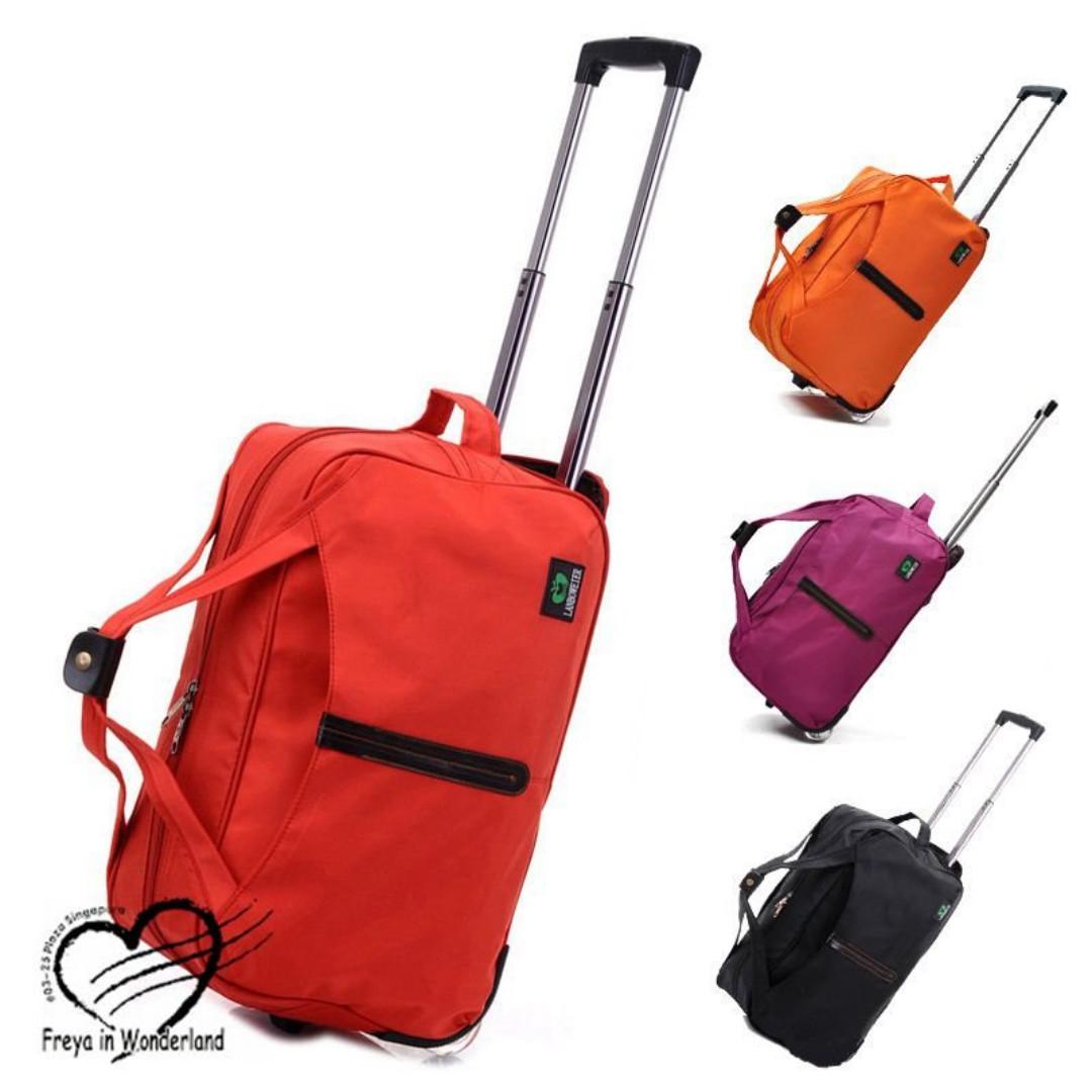foldable rolling luggage